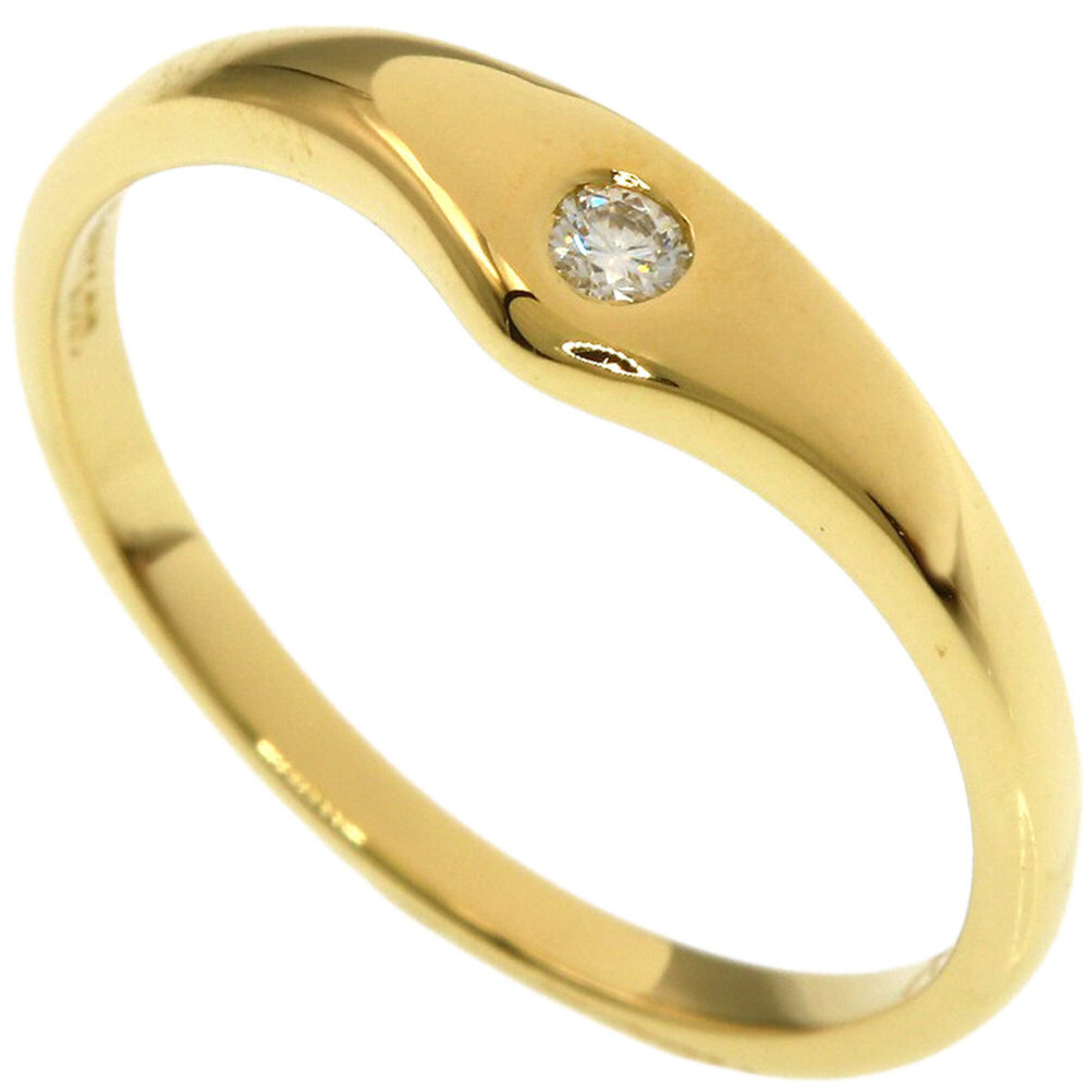 TIFFANY 18k Gold Diamond Ring